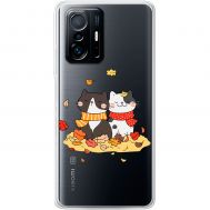 Чохол для Xiaomi 11T / 11T Pro MixCase осінь котяча осінь