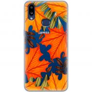 Чохол для Samsung Galaxy A10s (A107) MixCase осінь жовто-червоне листя клену