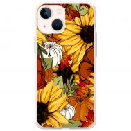 Чохол для iPhone 13 MixCase осінь гарбузи і соняшники