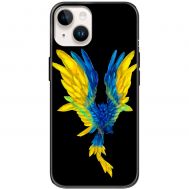 Чохол для iPhone 13 MixCase патріотичні жовто-синій птах