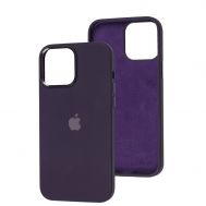 Чохол для iPhone 13 Pro Max New silicone Metal Buttons elderberry