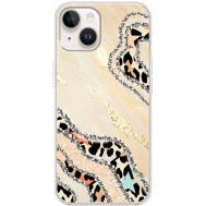 Чохол для iPhone 15 Plus MixCase Леопард кристал