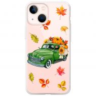 Чохол для iPhone 13 mini MixCase осінь авто з гарбузами