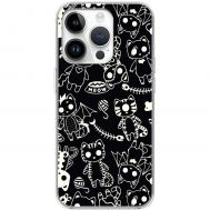 Чохол для iPhone 15 Pro MixCase мультики meow