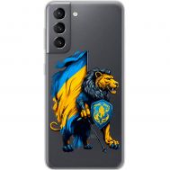 Чохол для Samsung Galaxy S21 (G991) MixCase патріотичні Український лев