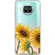 Чохол для Xiaomi Mi 10T Lite Mixcase квіти три соняшники