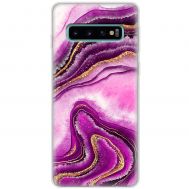 Чохол для Samsung Galaxy S10 (G973) MixCase рожевий мармур