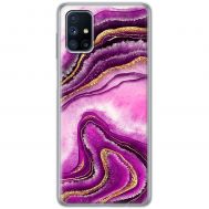 Чохол для Samsung Galaxy M51 (M515) MixCase рожевий мармур