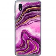 Чохол для Samsung Galaxy A01 Core (A013) MixCase рожевий мармур