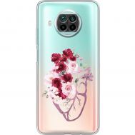 Чохол для Xiaomi Mi 10T Lite Mixcase квіти серце поросло квітами