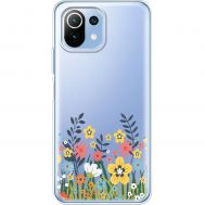 Чохол для Xiaomi Mi 11 Lite Mixcase квіткове поле