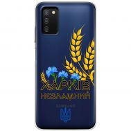 Чохол для Samsung Galaxy A03s (A037) MixCase патріотичні Харків незламний