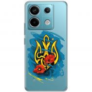 Чохол для Xiaomi Redmi Note 13 Pro 4G MixCase патріотичні герб із маками