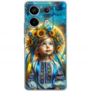 Чохол для Xiaomi Redmi Note 13 Pro 4G MixCase патріотичні маленька україночка