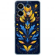 Чохол для Xiaomi Redmi Note 13 Pro 4G MixCase патріотичні жовто-блакитний орнамент