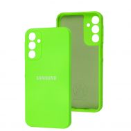 Чохол для Samsung Galaxy A15 Silicone Full camera neon green