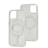 Чохол для iPhone 14 MagSafe Clear case прозорий