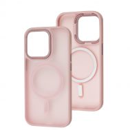 Чохол для iPhone 14 Pro Space color MagSafe рожевий