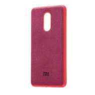 Чохол для Xiaomi Redmi 5 Textile червоний