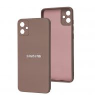 Чохол для Samsung Galaxy A05 (A055) Silicone Full camera pink sand