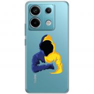 Чохол для Xiaomi Redmi Note 13 Pro 5G MixCase патріотичні синьо-жовті кольори