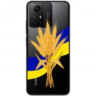 Чохол для Xiaomi Redmi Note 12S MixCase патріотичні пшениця з України
