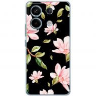 Чохол для Xiaomi Redmi Note 13 Pro 5G MixCase квіти рожеві квіти