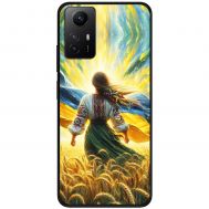 Чохол для Xiaomi Redmi Note 12S MixCase патріотичні дівчина в полі