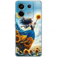 Чохол для Xiaomi Redmi Note 13 5G MixCase патріотичні вільна українка