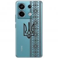 Чохол для Xiaomi Redmi Note 13 Pro 5G MixCase патріотичні орнамент тризуба і вишиванк