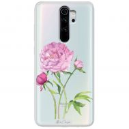 Чохол для Xiaomi Redmi Note 8 Pro MixCase квіти рожева квітка