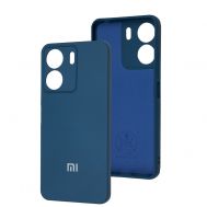 Чохол для Xiaomi  Redmi Note 10 Pro Silicone Full camera синій / navy blue