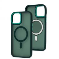 Чохол для iPhone 12 Pro Max Space color MagSafe зелений