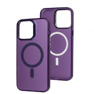 Чохол для iPhone 14 Pro Max IMD Colors MagSafe purple