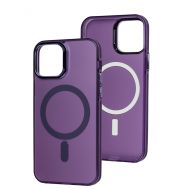 Чохол для iPhone 12 / 12 Pro IMD Colors MagSafe purple