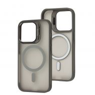 Чохол для iPhone 14 Pro Berlia Titanium MagSafe grey