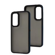 Чохол для Samsung Galaxy S23 FE (S711) Shield Dual Color чорний / синій