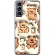 Чохол для Samsung Galaxy S21 (G991) MixCase мультики bears