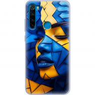 Чохол для Xiaomi Redmi Note 8 MixCase патріотичні геометрія обличчя