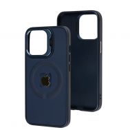 Чохол для iPhone 13 Pro Logo Case MagSafe dark blue