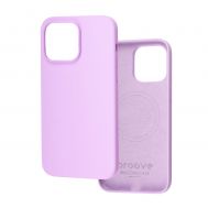 Чохол для iPhone 14 Pro Proove Silicone with MagSafe lilac