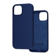 Чохол для iPhone 14 Pro Max Proove Silicone with MagSafe storm blue