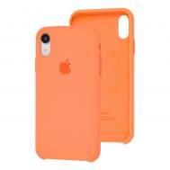 Чохол Silicone для iPhone Xr Premium case papaya