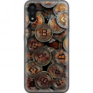 Чохол для Samsung Galaxy A01 (A015) MixCase гроші bitcoins