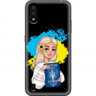 Чохол для Samsung Galaxy A01 (A015) MixCase патріотичні паспорт українки