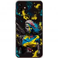 Чохол для Samsung Galaxy A04e (A042) MixCase патріотичні Нездоланна Українка