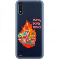 Чохол для Samsung Galaxy A01 (A015) MixCase патріотичні гори гори ясно