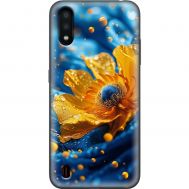 Чохол для Samsung Galaxy A01 (A015) MixCase патріотичні жовта квітка