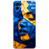 Чохол для Samsung Galaxy A04 (A045) MixCase патріотичні геометрія обличчя