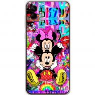 Чохол для Samsung Galaxy A04e (A042) MixCase графіті Mickey and Minnie mouse